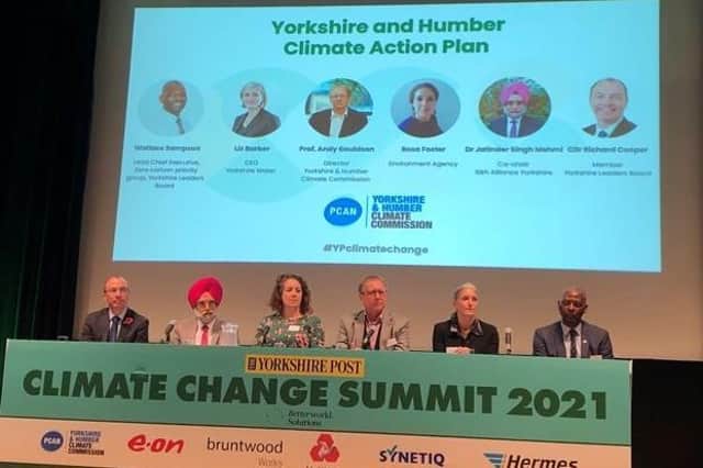 Top table - Harrogate was well represented at the first Yorkshire Climate Summit, a non party political body, was hosted in Leeds by the Yorkshire Post.