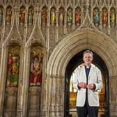 21 August 2020 .....    The Dean of Ripon, the Very Rev John Dobson at Ripon Cathedral.    Picture Tony Johnson