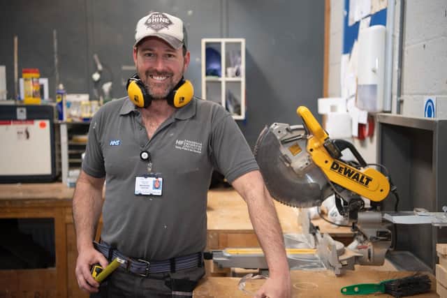 Antony Bassham works within the maintenance department at Harrogate Integrated Facilities