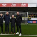 In the renewed sponsorship deal the Aon logo will continue to adorn the Aon stand at Harrogate Town AFC's ground at Wetherby Road.
