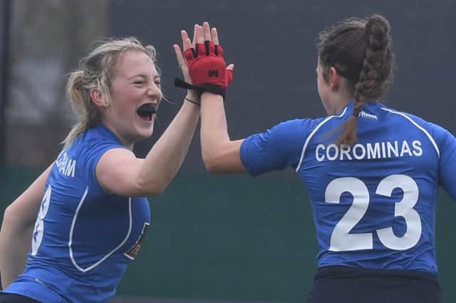 Harrogate Hockey Club Ladies' 1st XI boast a 100 per cent record after nine games of the 2021/22 campaign. Picture: Gerard Binks