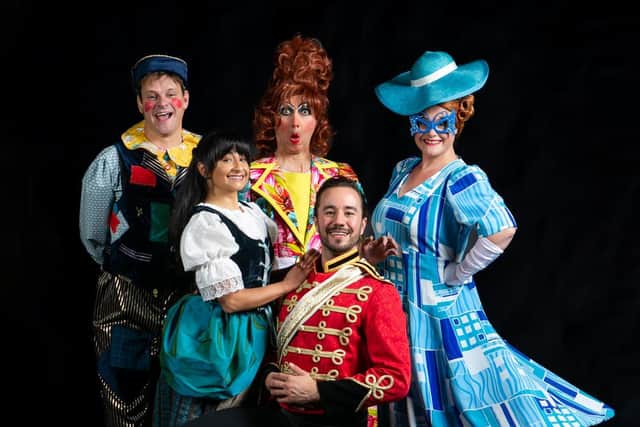 The Cinderella cast were given a standing ovation on Friday evening... but their weekend shows have been halted by Storm Arwen.