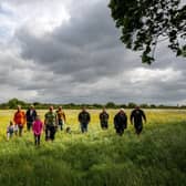 Some of the Long Lands Common team of volunteers at the site between Harrogate and Knaresborough. (Picture by Bruce Rollinson)