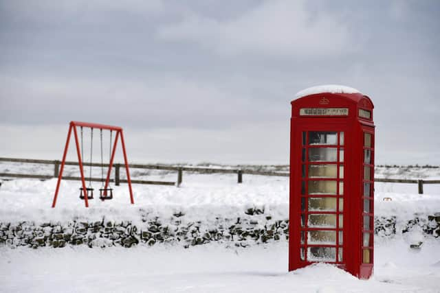 A winter wonderland in the village of Greenhow