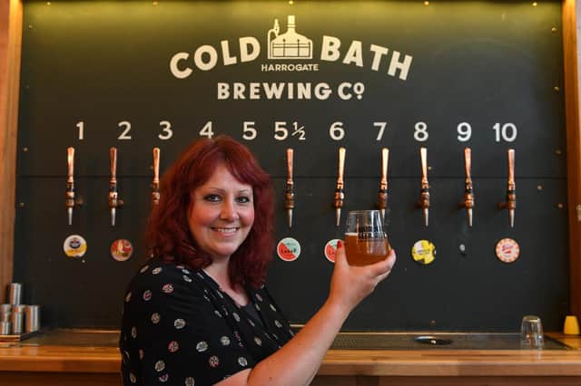 Harrogate Beer Week founder Rachel Auty said she was thrilled to receive the award at a ceremony in London. She is pictured here at Cold Bath Brewing Co bar in Harrogate.