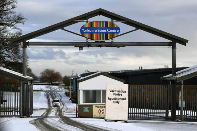The Great Yorkshire Showground is to reopen as an appointment-only vaccination centre from Monday
