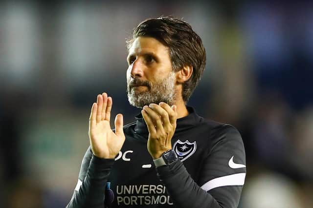 Portsmouth boss Danny Cowley. Picture: Getty Images