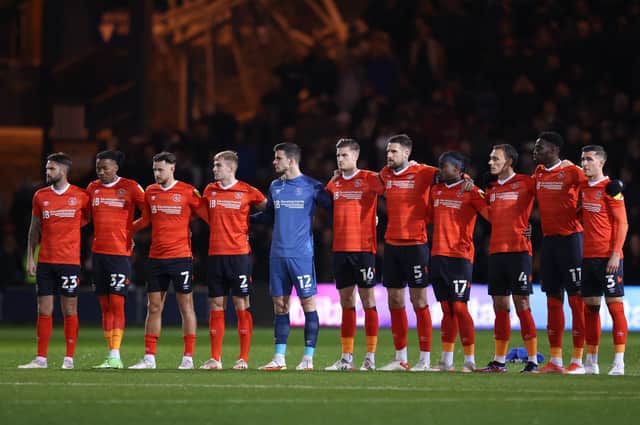 Luton Town will host Harrogate Town in the third round of the FA Cup. Picture: Getty Images