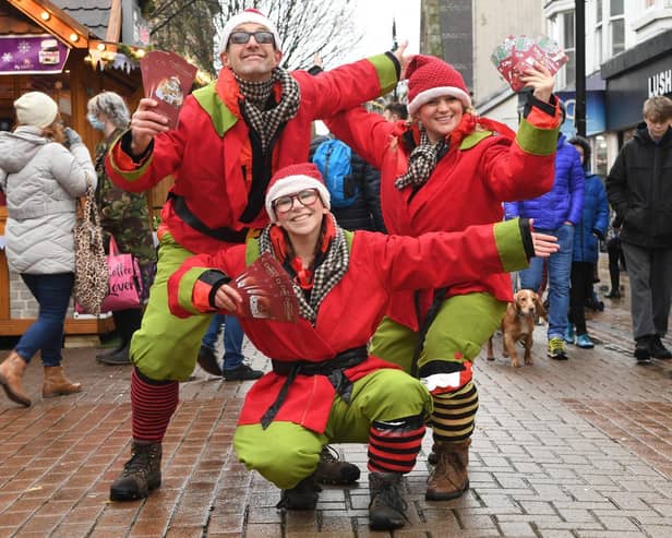 Harrogate Market Elves who are on hand to offer local advice and support to visitors