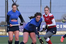 Rosie Dale was Harrogate Hockey Club Ladies 1st XI's player of the match in Saturday's defeat to Whitley Bay. Picture: Gerard Binks