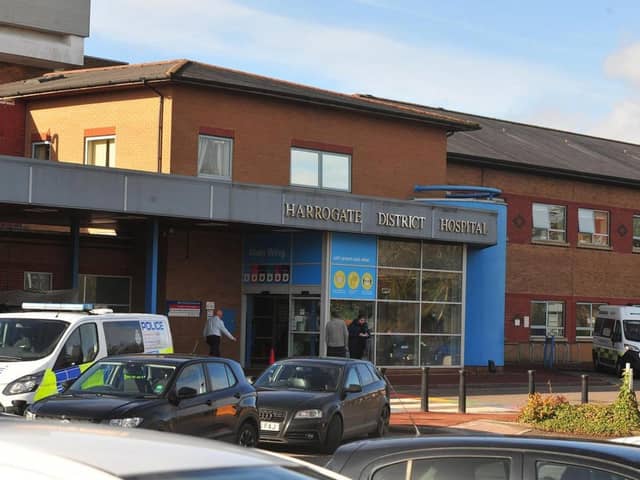 Harrogate District Hospital.