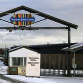The vaccine site is at the Great Yorkshire Showground's Event Centre.