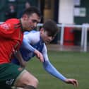 Rob Youhill in action during Harrogate Railway's 3-2 win at Swallownest. Pictures: Craig Dinsdale