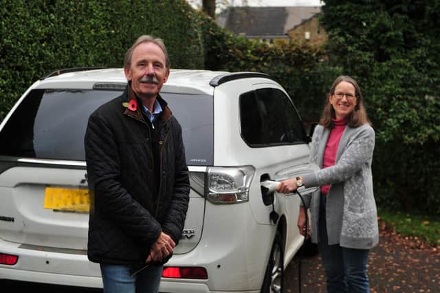 Jemima Parker of Zero Carbon Harrogate, pictured with fellow member Steve Scales, has criticised the latest draft of the town's Carbon Reduction Strategy.