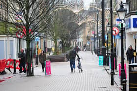 11th January 2021
Harrogate town centre in lockdown
Pictured people in Harrogate seem to be staying at home. 
Picture Gerard Binks