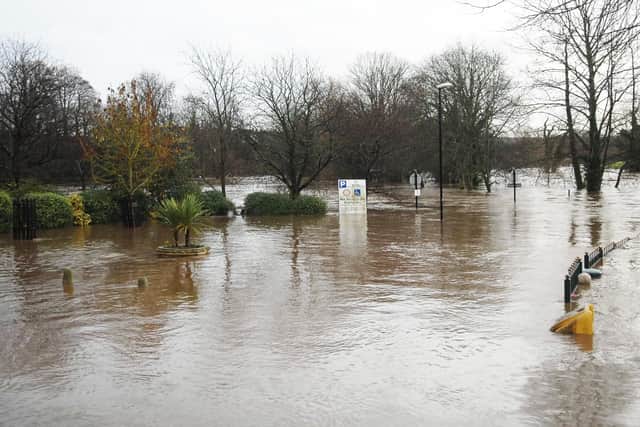Past floods in Wetherby.