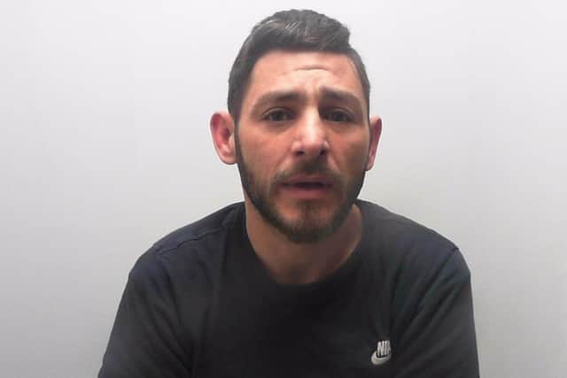A man has been jailed for over a year after biting a Harrogate police officer and spitting at another during the Covid pandemic