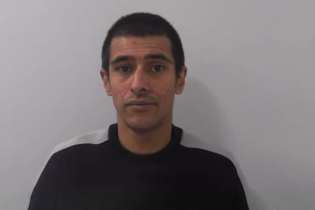 A man has been jailed for 18 months and banned from driving for three years after leading police on a death-defying high-speed chase between Harrogate and Leeds