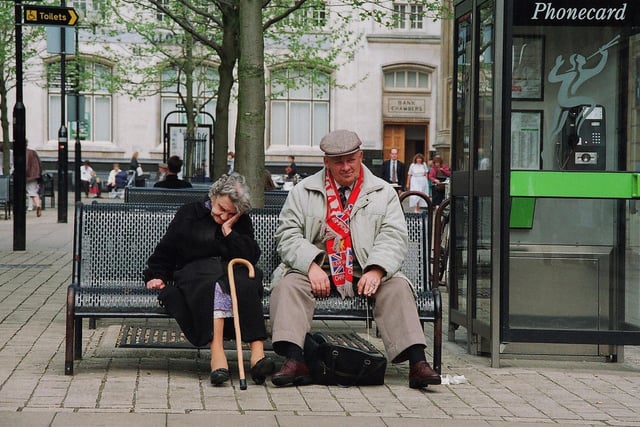 These characters photographed by Chris Porsz were recognised by Sandra Goodley as Mrs Cole with her son Billy.