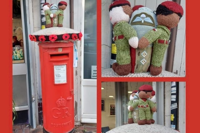 Yarn Bomb Hemel Hempstead create the displays to brighten up the town