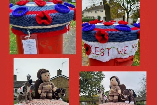 This will be the fourth year that the group have created a knitted display