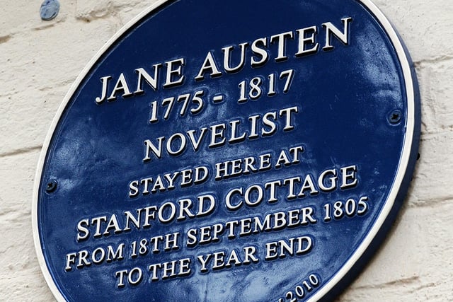 Worthing Society organised the blue plaque for Jane Austen at Stanford Cottage, where the novelist stayed in 1805