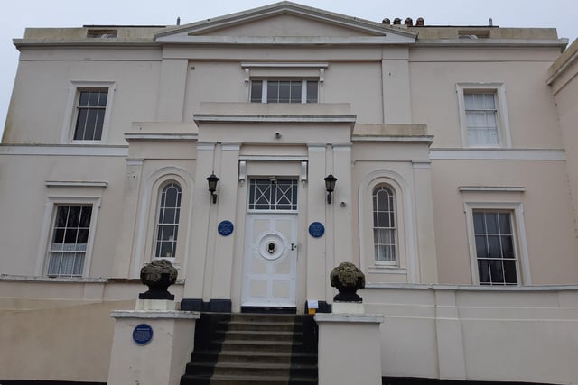 Beach House in Worthing has three blue plaques. It is one of the last surviving villas of the Regency period and has been home to many people and organisations over the years.