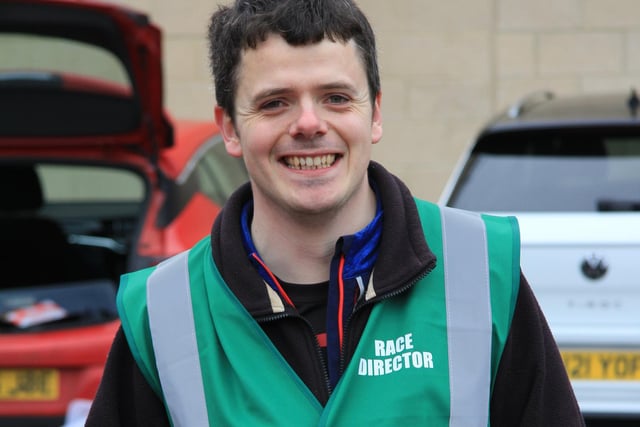 Race director Henry Harris who organised and managed the entire event