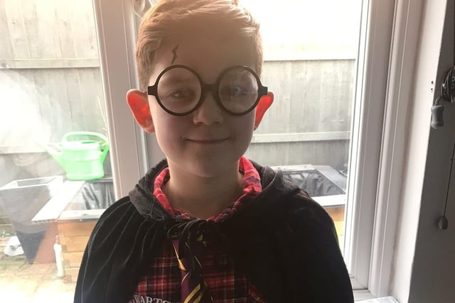 Harry Potter fan Khyros Mavromatis, 9, goes to Werrington primary School.