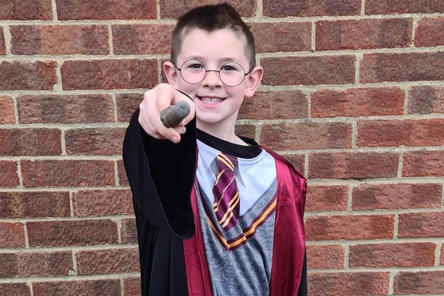 "Oliver as Harry Potter," said Emma Dell. SUS-220403-100721001