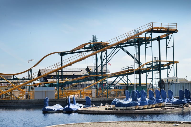 Pinball X spinning roller coaster pictured at Flamingo Park in Hastings ready for the 2021 season. SUS-210422-123619001