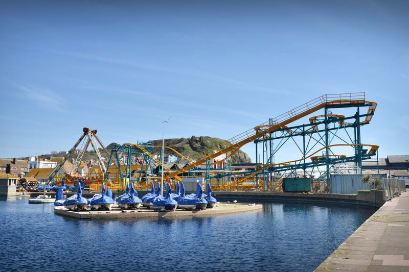 Pinball X spinning roller coaster pictured at Flamingo Park in Hastings ready for the 2021 season. SUS-210422-123500001