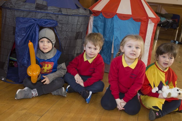 Some of the young pupils enjoyed an opportunity to dress-up during the Playful Museums Festival event at Coleraine Town Hall organised by Causeway Coast and Glens Borough’s Council Museums Service