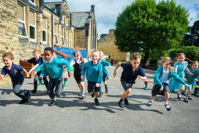 Concrete steps - It’s vital children have a new, safer and more nourishing play space at Oatlands Infants School in Harrogate.