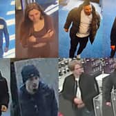We take a look at 15 people who have been caught on camera in the Harrogate district and are wanted by North Yorkshire Police