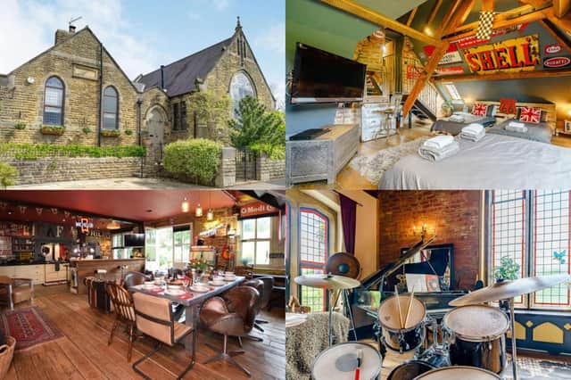 We take a look inside this stunning converted chapel in Harrogate with rock and roll-inspired interiors