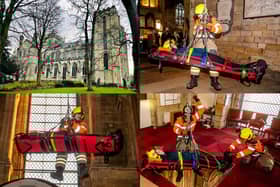 We take a look at 11 behind-the-scenes photos from a firefighter rescue exercise at Ripon Cathedral