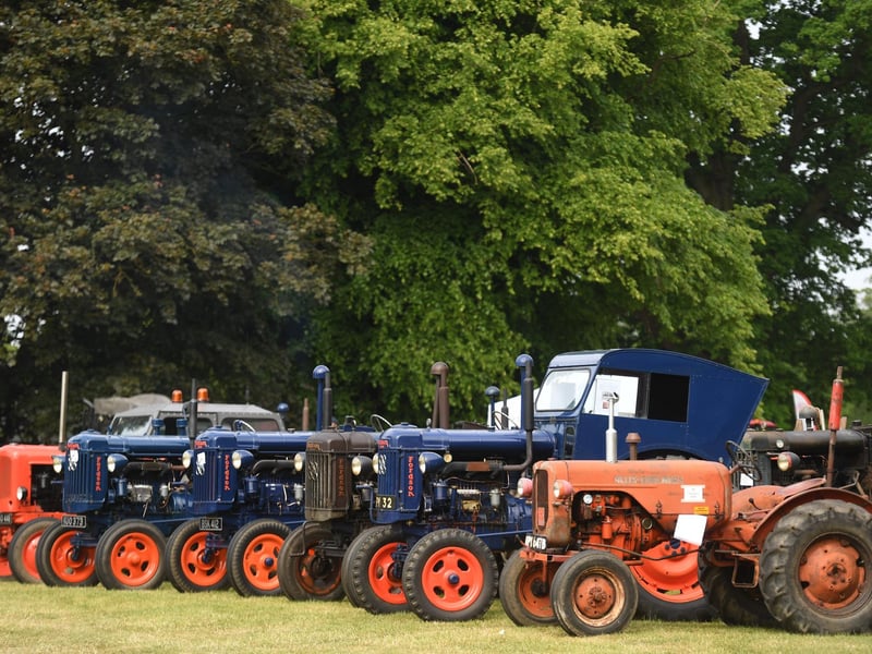 The Tractor Fest at Newby Hall attracts more than 1,600 exhibits from all over the country and further afield