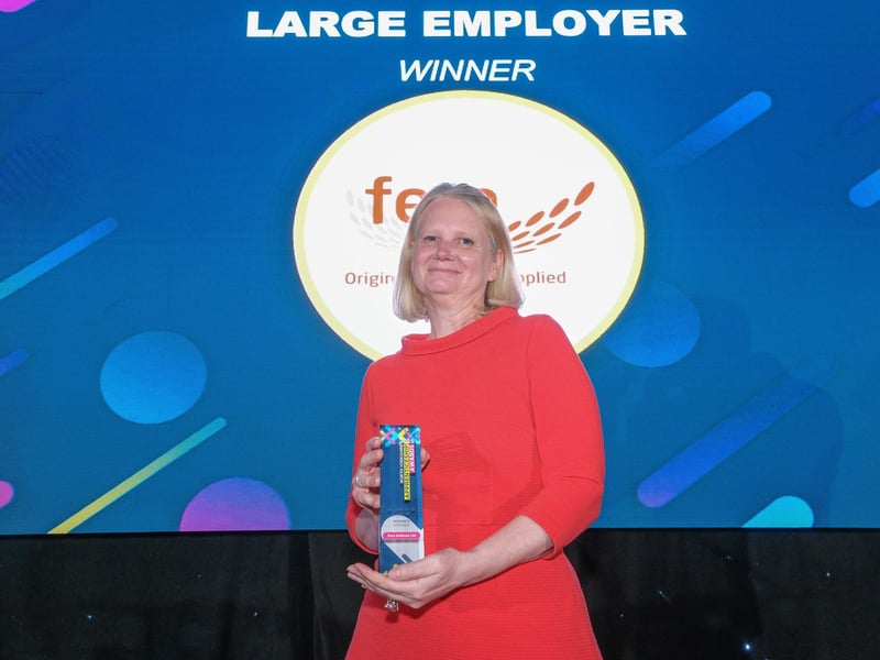 The Large Employer of the Year Award was presented to Fera Science