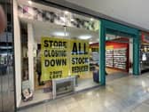 Paperchase in the Queensgate Shopping Centre in Peterborough, which is set to close on Saturday.