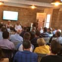 Flashback to a memorable Vinyl Sessions night at Starling Independent Bar Cafe Kitchen in Harrogate when David Bowie producer Ken Scott turned up to do a Q&A. (Picture contributed)