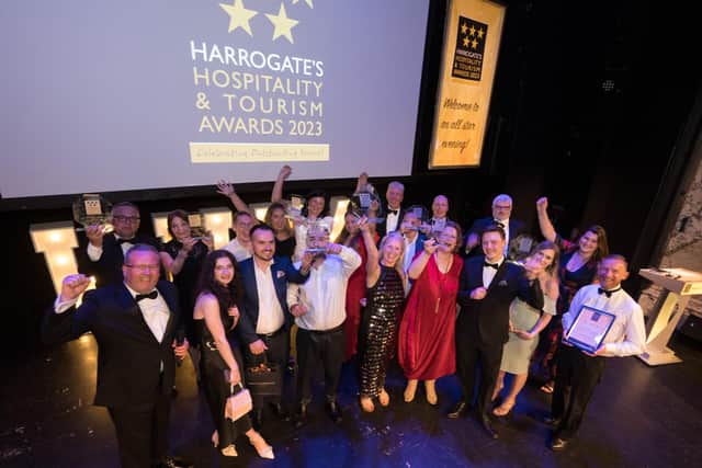 Flashback to some of the winners at the Harrogate Hospitality & Tourism Awards in 2023. (Picture photography@timhardy.co.uk)
