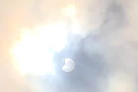 The only solar eclipse of the year viewed so far in British skies, was captured by Harrogate 13-year-old Jake Shipsmith.