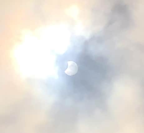 The only solar eclipse of the year viewed so far in British skies, was captured by Harrogate 13-year-old Jake Shipsmith.