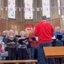The choir praised the acoustics inside St John's Church