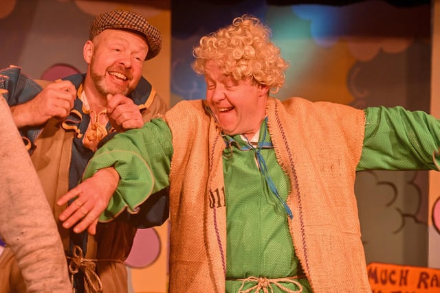 Pictured: Performances by Andrew Binns and Michael Binns who are playing brothers on stage are guaranteed to keep audiences laughing.