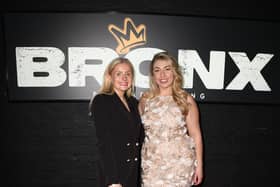 Harrogate gym owner Rachel Woolford pictured with fellow The Apprentice winner Marnie Swindells at the latter's Bronx Boxing Gym expansion launch, in association with Press Box PR and Prime Time Lager. (Picture contributed)