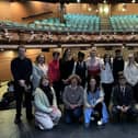 The Rudding Park Hotel team take part in the first ‘Setting the Scene’ workshop with Harrogate Theatre’s Hannah Draper, Beth Knight and Kirsty Wolff.