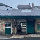 The 132-year-old canopy at the main entrance of Knaresborough train station has been given a new lease of life