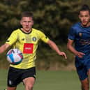 Harrogate Town Under-18s take on Stockport County in the FA Youth Cup on Tuesday evening. Pictures: Harrogate Town AFC